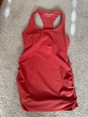 Beyond the Bump Women’s Red Racerback Tank